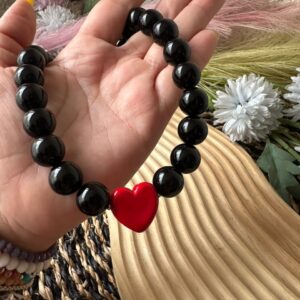 collar de corazón