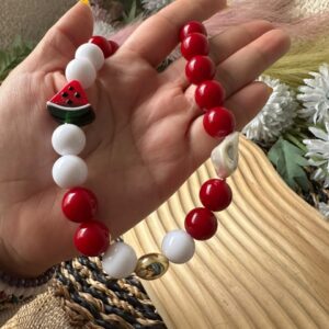 collar con sandía